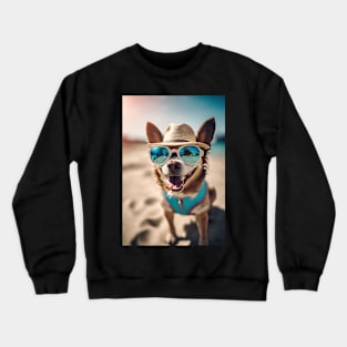 funny dog Crewneck Sweatshirt